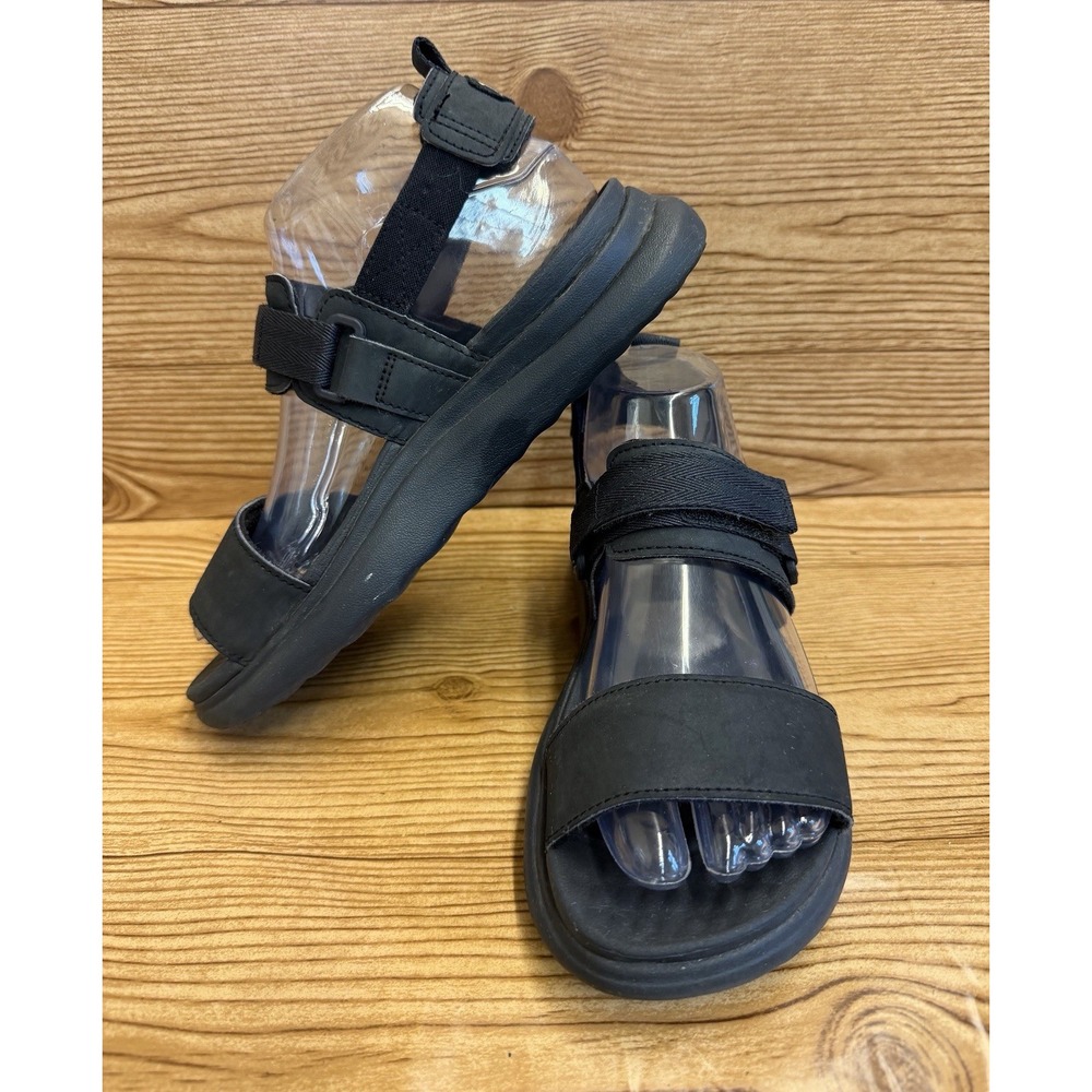 Hey Dude Women's Size 7 Black Collins Mono Sport Slingback Sandals